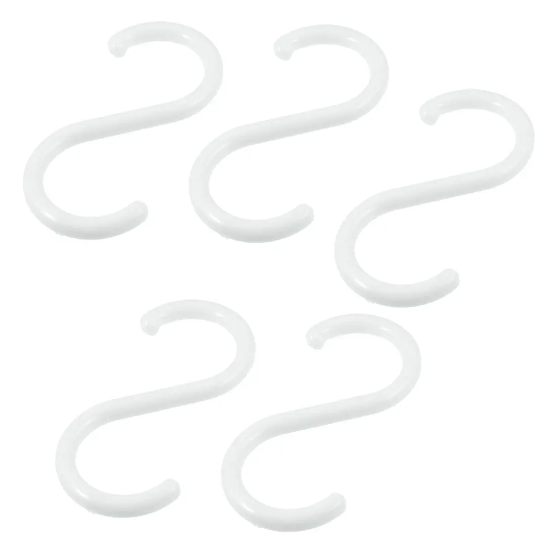 5 шт. белый пластик S вешалка крюк для дома костюмы корзины