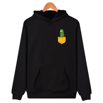 

kpop picle rick With student men/women Fashion hoodies mulheres oversized hoodie long fashion Clothes XXS-4XL long coat winter