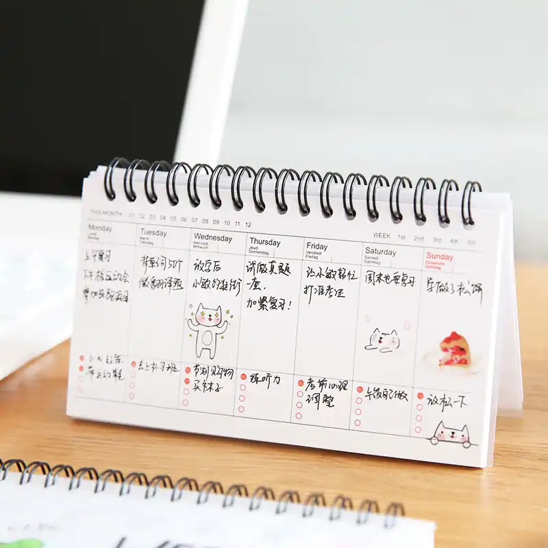 detail feedback questions about sushi weekly planner mini spiral week agenda