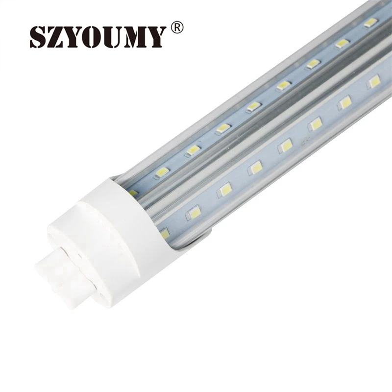 SZYOUMY кулер дверь 3ft 4ft 5ft 6ft 8ft Светодиодная трубка 20 Вт 24 36 40 48 одноконтактный T8 SMD 2835