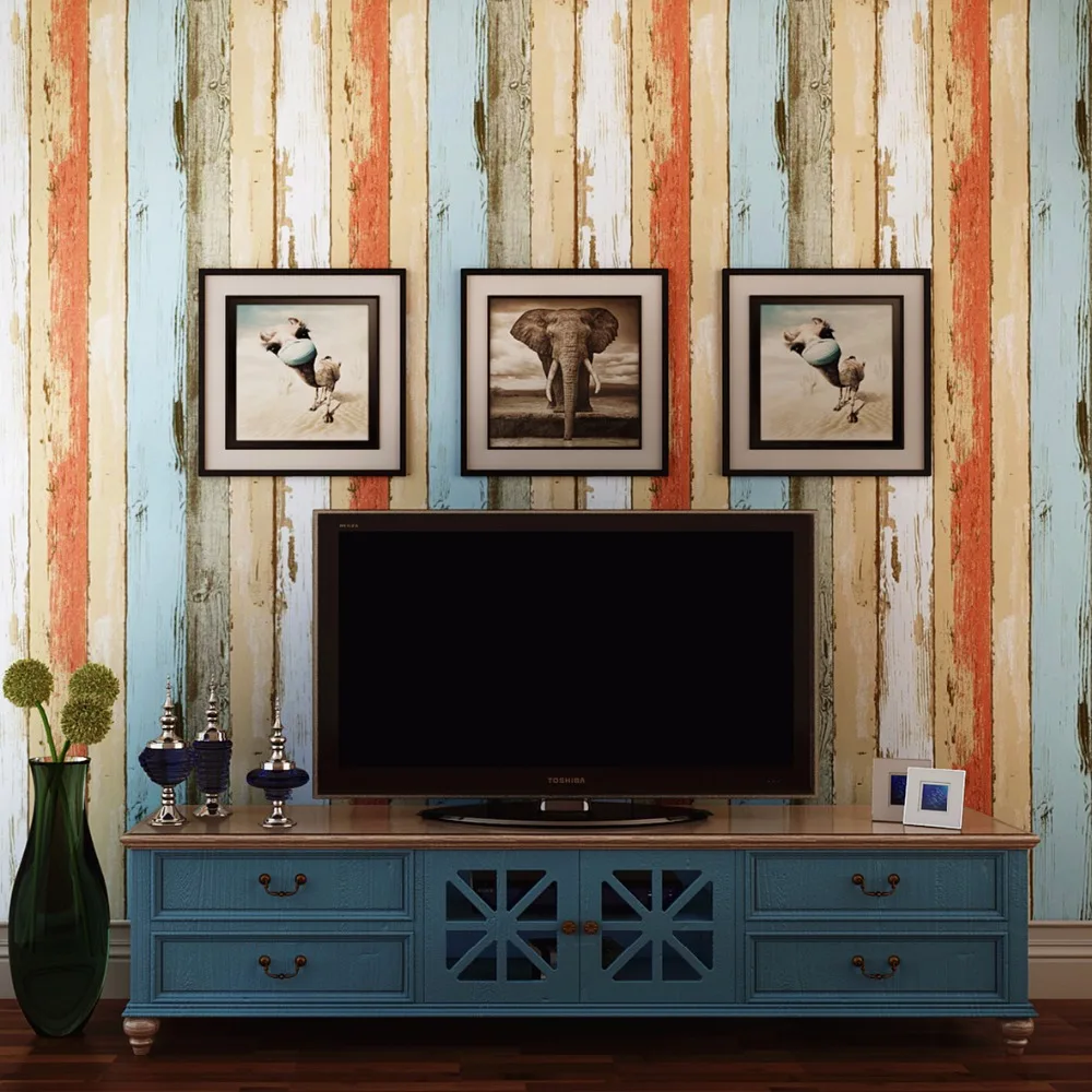 Online kopen wholesale vintage houten lambrisering uit china ... Deco behang berk