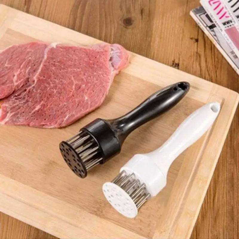 Мини-тендеризатор для мяса из нержавеющей стали спицы для вязания Beaf стейк Мясо Tenderizer инструмент портативный кухонный инструмент для приготовления мяса гаджет