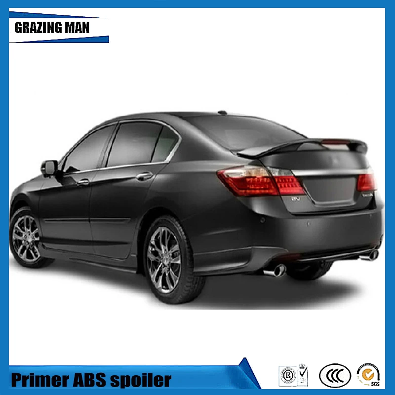 

1 Piece ABS Primer Unpainted Color Rear Trunk Spoiler For Accord 2014 - 2017