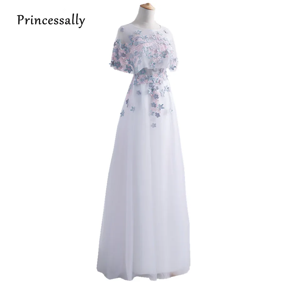 US $12.12 12% OFFRobe De Soriee Neue Weißen Abendkleid Lang Mit Jacke Cape Spitze Stickerei Appliques Romantische Braut Abschlussball partei formale US $12.12 12% OFFRobe De Soriee Neue Weißen Abendkleid Lang Mit Jacke Cape Spitze Stickerei Appliques Romantische Braut Abschlussball partei formale