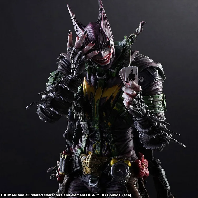 26cm anime movie figure PLAY ARTS DC comice Joker batman action figure collectible model toys for b