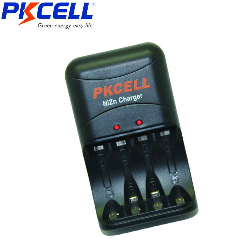 8 шт. PKCELL 1,6 в AA NI-ZN аккумулятор 2500mWh 2A aa Аккумуляторы и 1 шт. NI-ZN зарядное устройство для AA AAA батареи