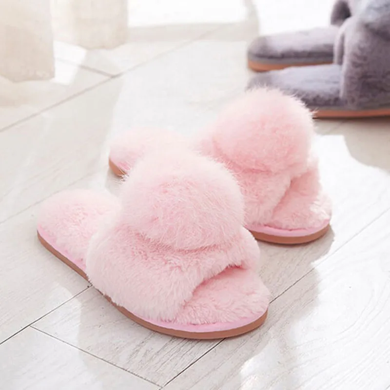fur slippers near me