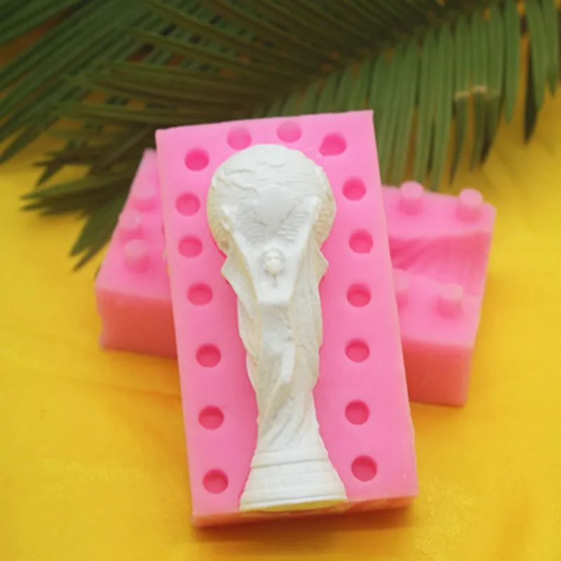 

New!Trophy double-side silicone mold Gypsum Pendant mold