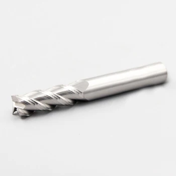 

HRC55 3flute high gloss lengthen 1-12mm carbide tungsten steel flat endmill router bit cutter CNC machine mill aluminum process