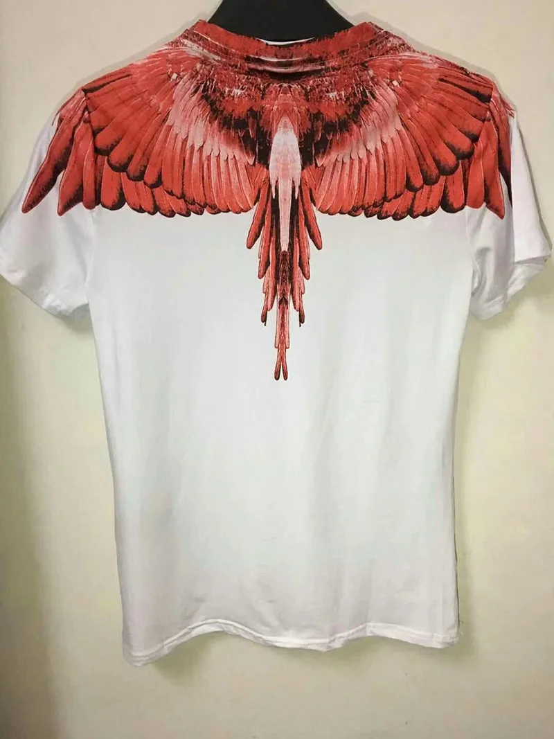 Ss New Marcelo Burlon T Shirt Men Milan Feather Wings T Shirt Men Women ...