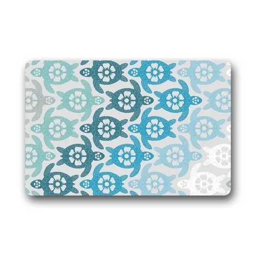 Charmhome Custom Sea Turtle Doormat Funny Rugs Bathroom Kitchen