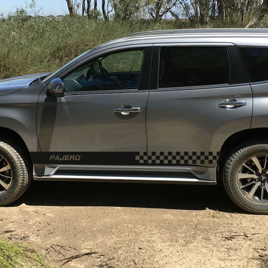 Автомобильные наклейки 2 шт. автомобильная боковая сетка для тела полоса