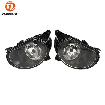 

POSSBAY Car External Light Front Bumper Fog Lights Fog Lamps for Audi A3(Typ 8P) A3/S3/Sportback/Quattro 2004-2008 12V 55W Blubs