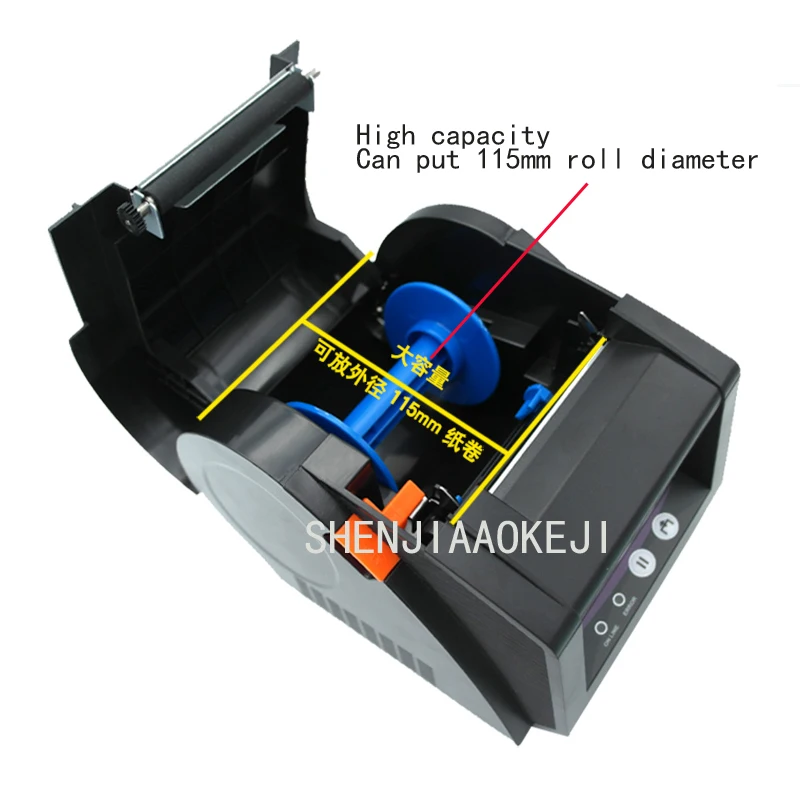 GP3120TU آلة طباعة الملصقات لاصقة PrinteHigh BT جودة Qr كود ملصقا الباركود الحرارية طابعة رموز شريط 80 مللي متر تسمية طباعة