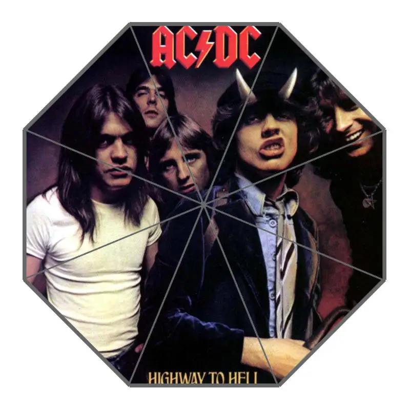 

New Arrive Custom ACDC Umbrellas Creative Design High Quality Foldable Rain Umbrella