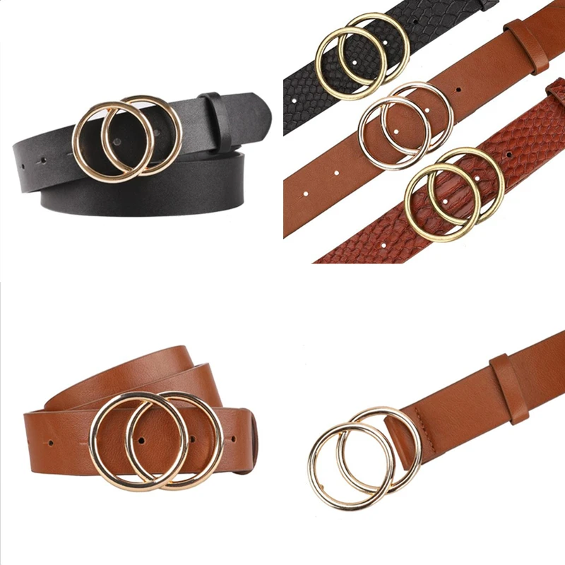 

new Women Belts For Women's Jeans Fashion Gold Buckle Waist Leather Strap High Quality Designer Strap Belt Cinturon Mujer G H260
