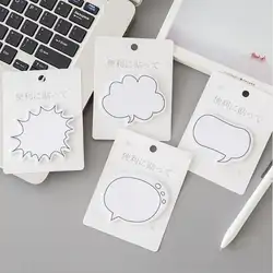 4 шт Kawaii японский Стиль облако Стикеры для заметок карман блокнот-стикеры сообщение Бумага Примечание Tab школьные канцелярские