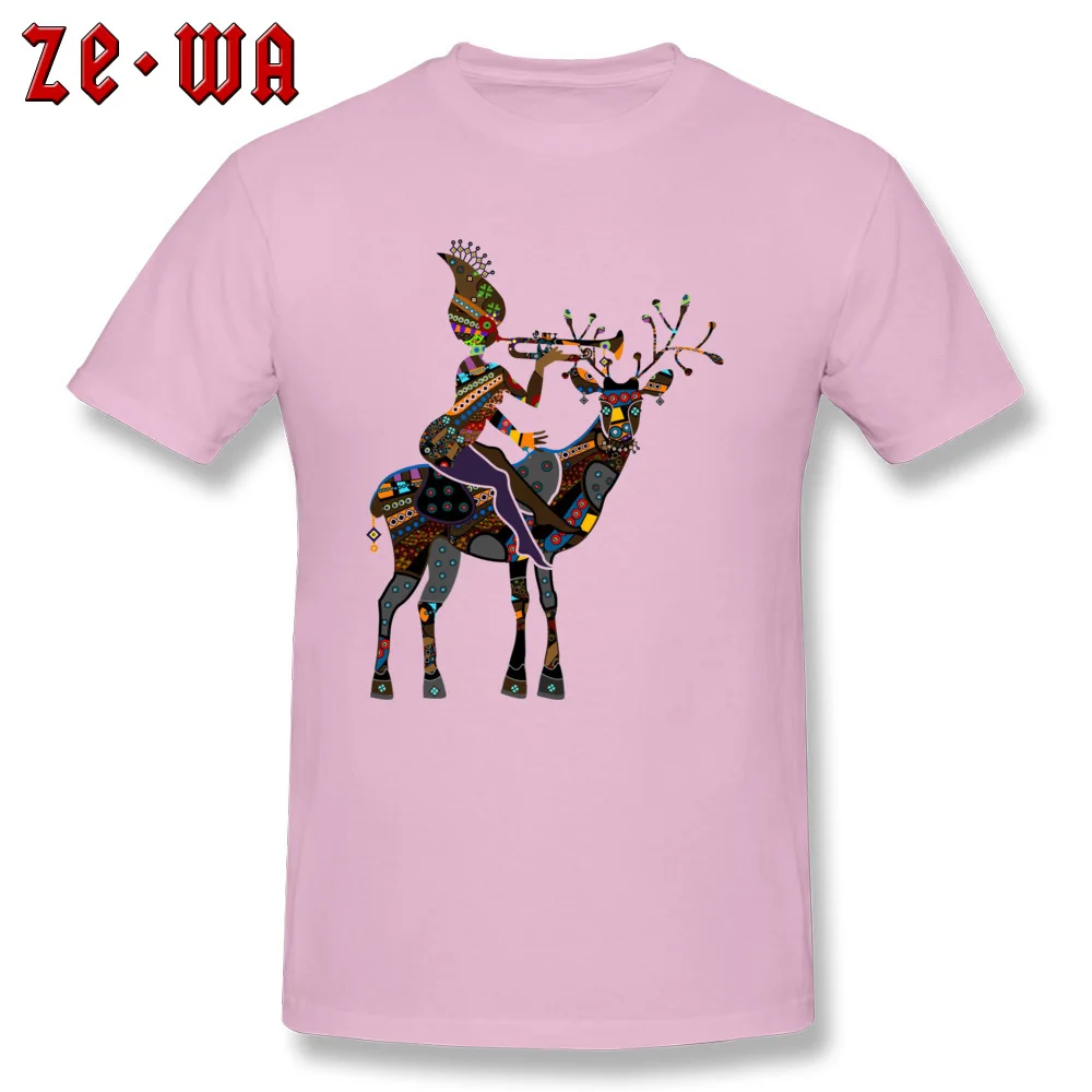 giraffeillustration201897Y T-shirts Short Sleeve Geek 2018 Male Summer/Fall T Shirt Geek Tee Shirts O-Neck Pure Cotton giraffeillustration201897Y pink