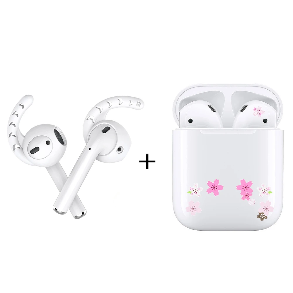 

For Apple Twins I8s TWS Wireless Bluetooth In-Ear Earphones I8 I7 I9 Earpods Earbuds Set Anti-lost Silicone Holder Strap Case