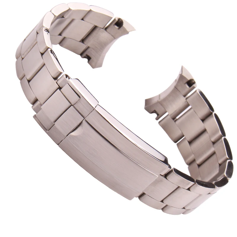 

Men's fine watch band steel butterfly buttons