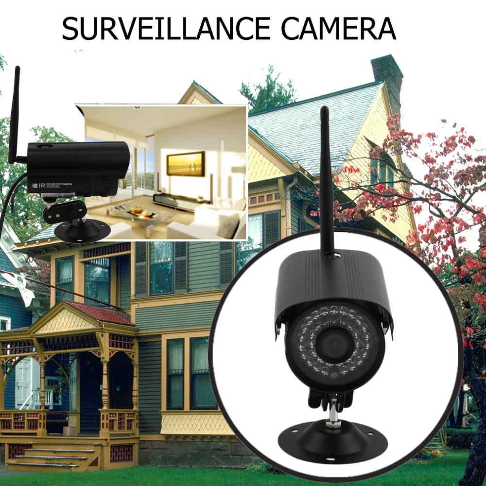 

2PCS Professional 720P HD IP Camera WLAN Wireless Network WIFI Outdoor Waterproof Nightvision Camera Practical And Durable