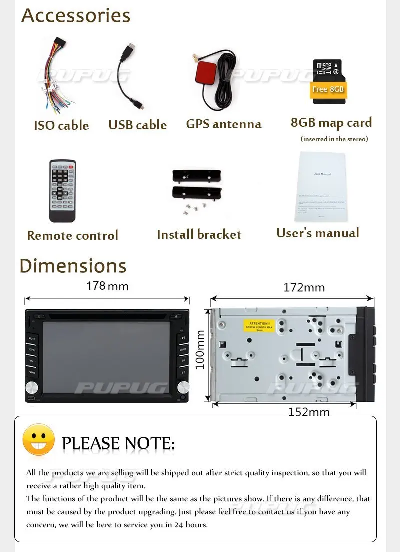 Best Wireless Backup Camera included!6.2 Inch Double DIN Car Stereo GPS Navigation in Dash Vehicle Dvd Player Touch Screen Autoradio 2 Best Wireless Backup Camera included!6.2 Inch Double DIN Car Stereo GPS Navigation in Dash Vehicle Dvd Player Touch Screen Autoradio 2