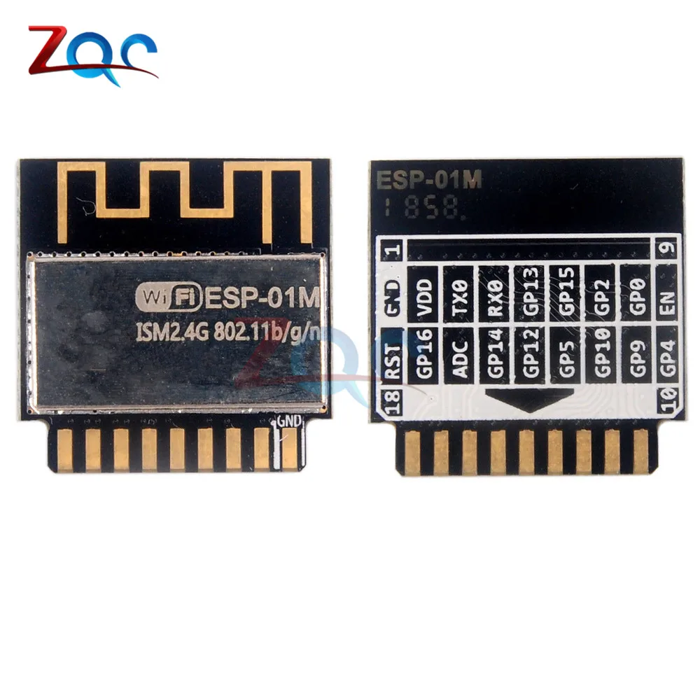ESP-01M WiFi module IOT ESP8285 serial port to WiFi Customization Double-sided insert Replace ESP8266
