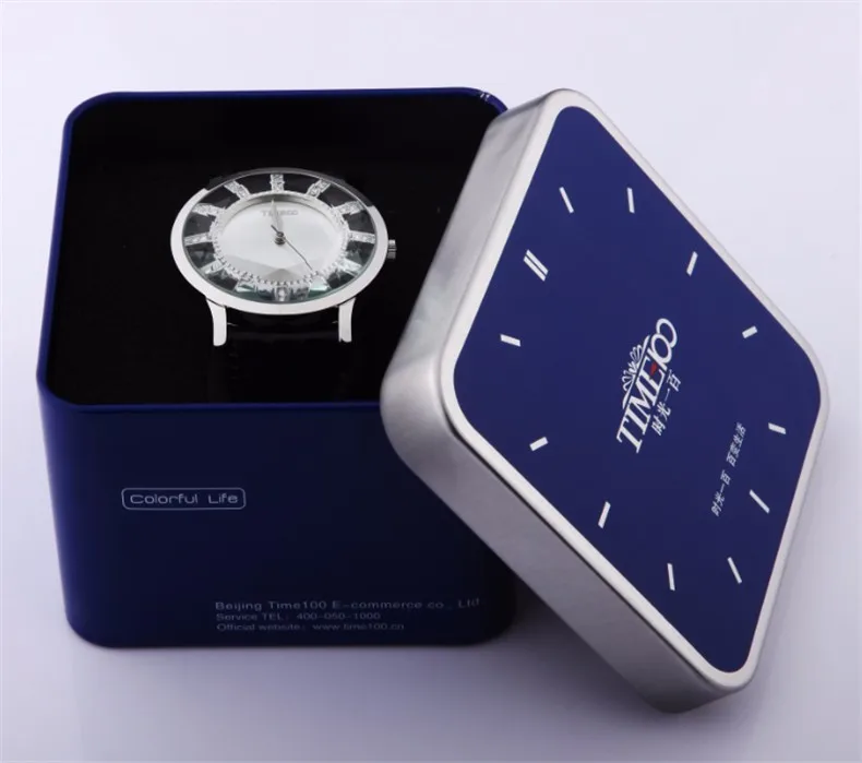 Time100 женские часы наручные стрелочный дисплей ретро стиль черный ремешок кристалл женские часы подарочные часы женщины