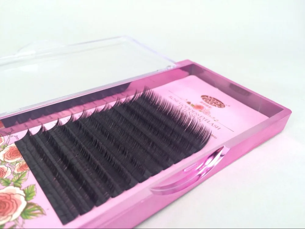 

Mix Size Rose Godness Eyelashes C Curl 8-12mm Natural Eyelashes Charming High Quality Makeup Eyelash Extension