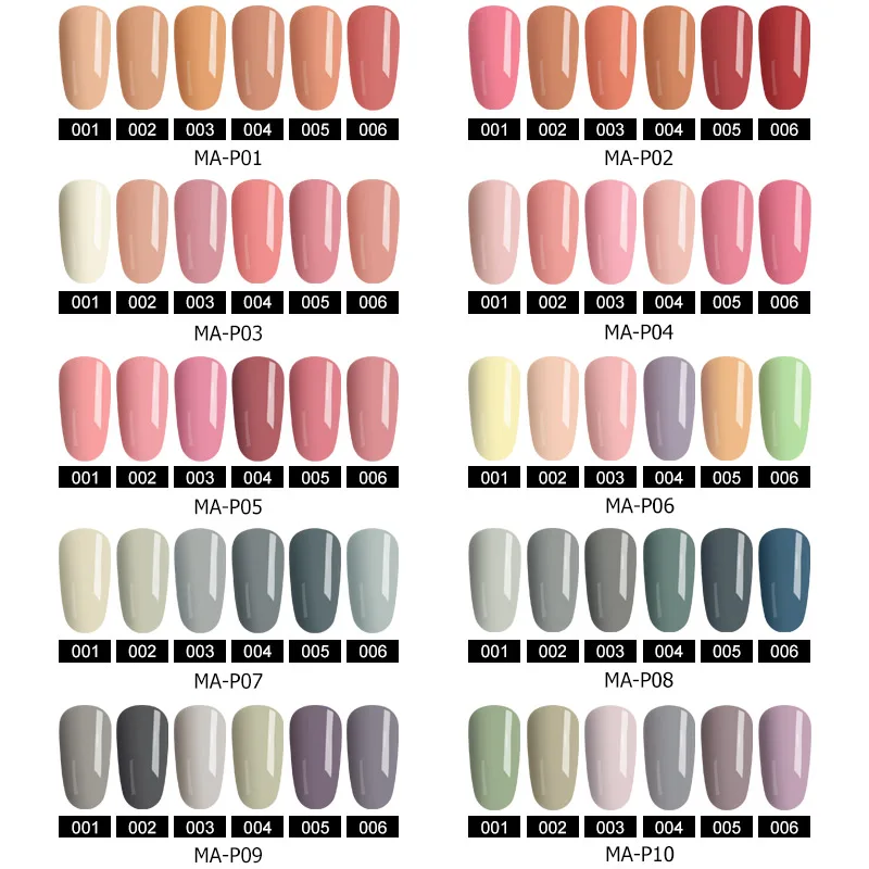 MIZHSE Soak Off UV Gel Polish Manicure Set 18ML 6Pcs/Lot DIY French Style UV Gel Nail Polish Nude Color Gel Gray DIY Full Set MIZHSE Soak Off UV Gel Polish Manicure Set 18ML 6Pcs/Lot DIY French Style UV Gel Nail Polish Nude Color Gel Gray DIY Full Set