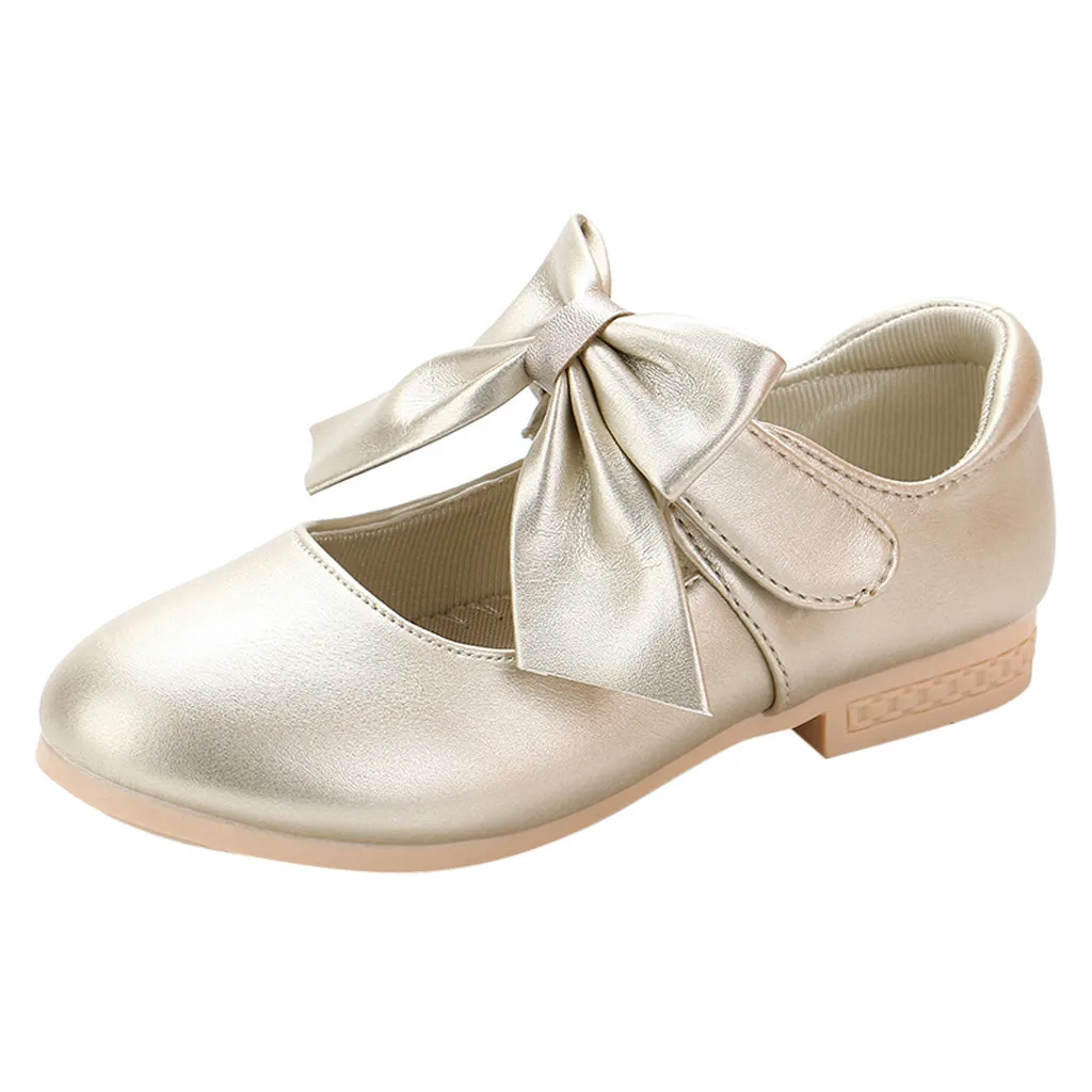 Г. новое поступление, детская кожаная обувь для маленьких девочек с бантом, обувь для принцессы сандалии Лидер продаж, лето, W#4 - Цвет: as shown