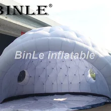 Горячая хорошее качество серый полусфера надувная палатка в форме иглу Гольф купол палатка для мероприятий