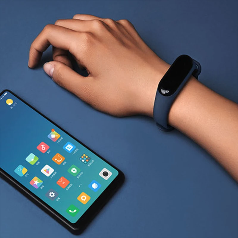 Xiaomi Mi Band 3 Смарт-браслет Miband 3 OLED сенсорный экран 0,7" дисплей с сообщением, погода, фитнес-трекер, умные часы