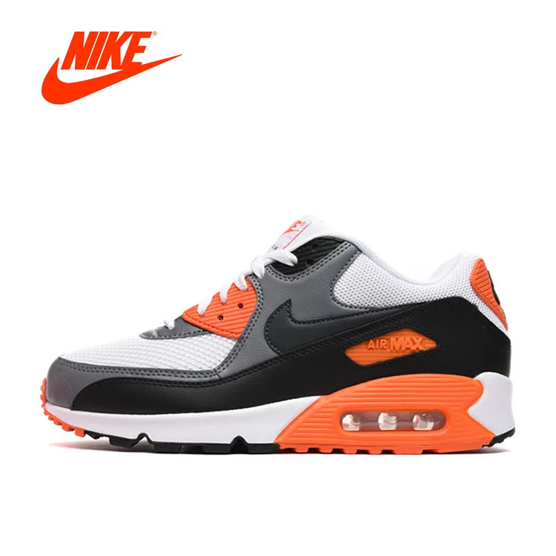 Original New Arrival Authentic NIKE Men's AIR MAX 90 ESSENTIAL Breathable Running Shoes Sneakers Outdoor sports shoes tennis