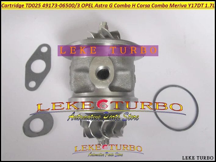 Turbo Cartridge CHRA Core TD025 49173-06500 49173-06501 49173-06503 Turbocharger For OPEL Astra Combo H Corsa Meriva Y17DT 1.7L (4)
