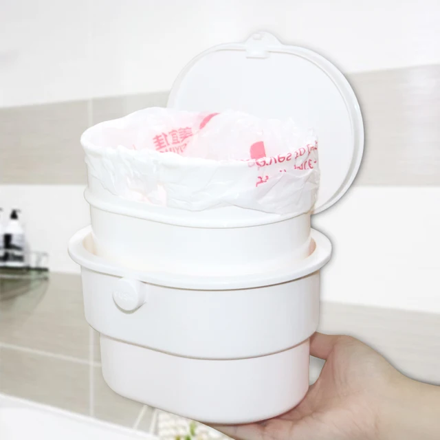 Leluo Bathroom Mini Trash Can Kitchen Products Cubo Basura Leluo Bathroom Mini Trash Can Kitchen Products Cubo Basura Convenient Detachable Wall Mounted Bin