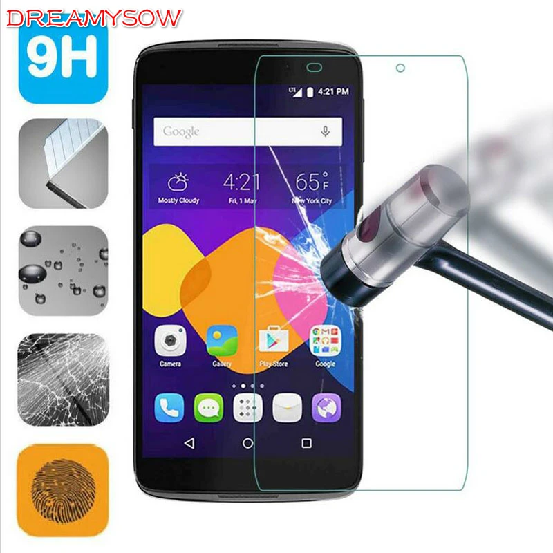 

9H Hardness Tempered Glass For Alcatel 3C One Touch idol 3 4 Pop 2 3 4 Pixi 3 4 Pop C7 C9 2.5D Film Screen Protector Cover Film