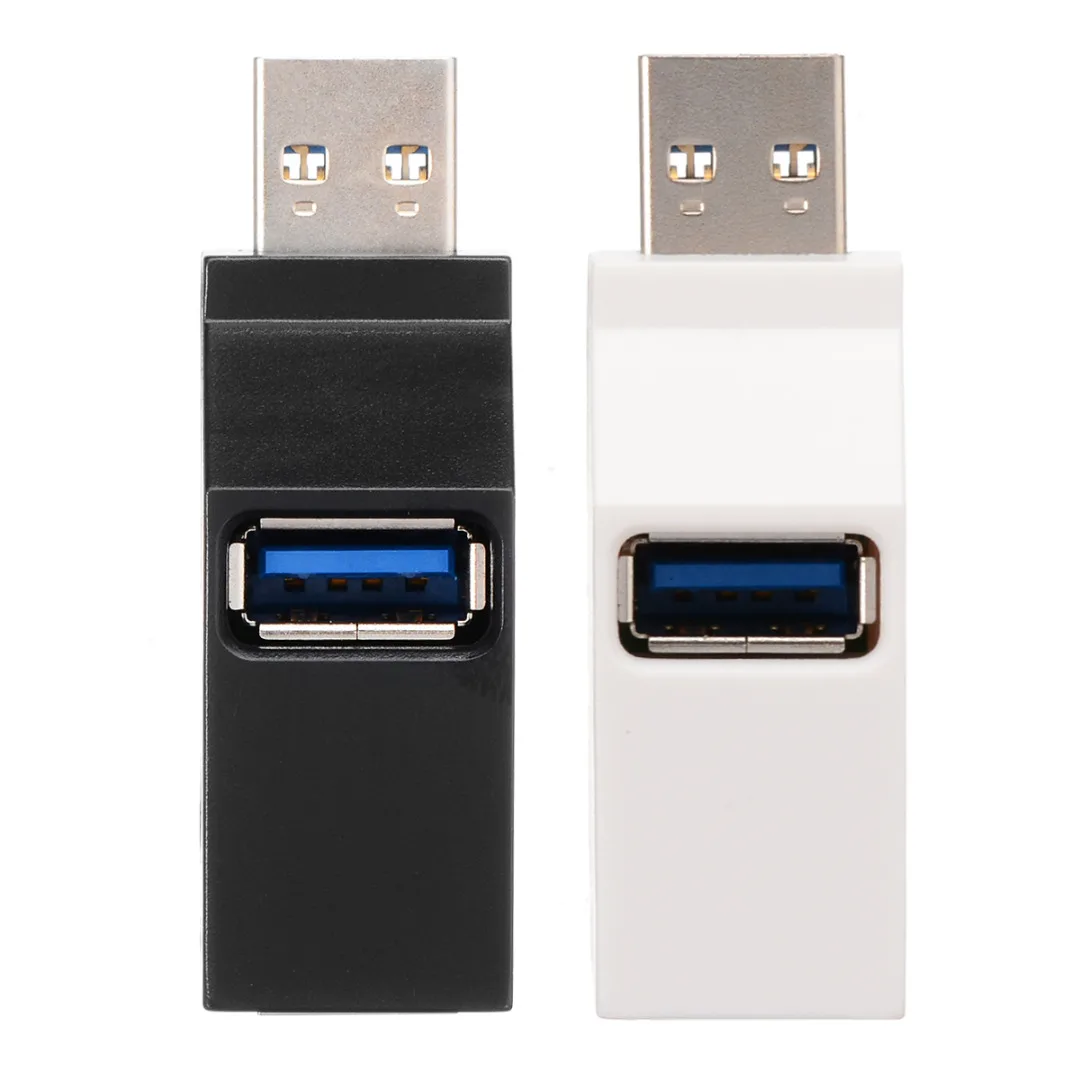 Universal Mini 3 Ports USB 3.0 Hub Hub High Speed Data Transfer Splitter Box Portable USB 3.0 Hub Adapter For PC Laptop MacBook