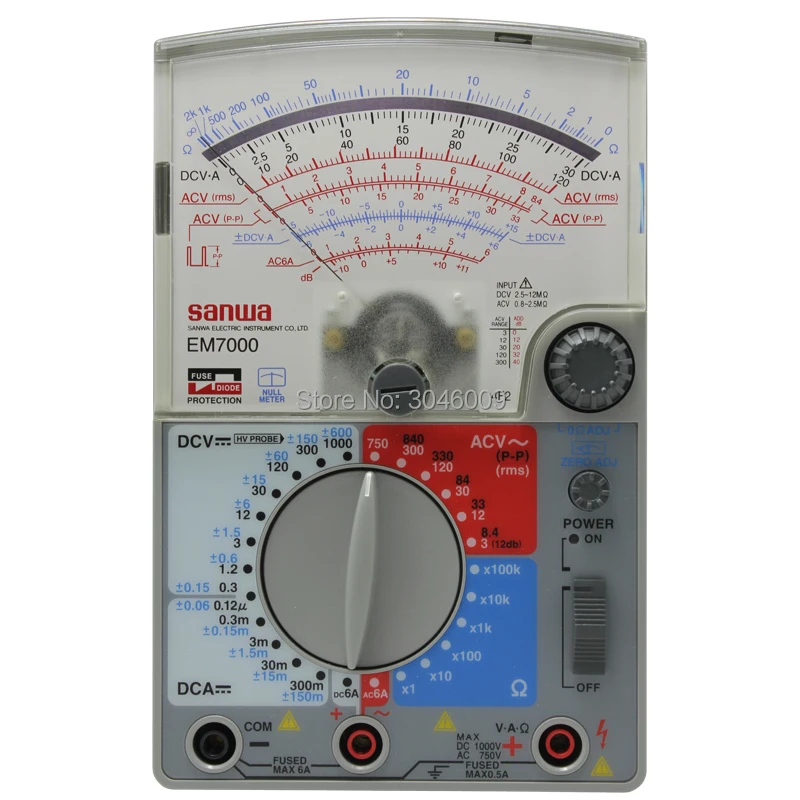US $125.41 sanwa EM7000 Analog MultitestersFET Tester High sensitivity for measurement of lower capacitance