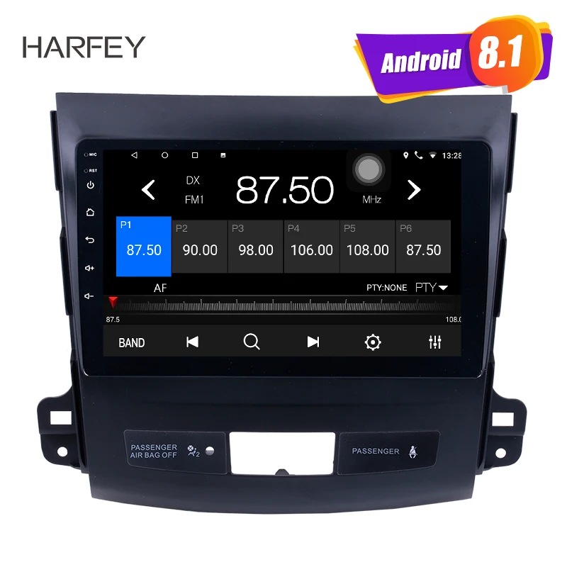 

Harfey 9" Android 8.1 for MITSUBISHI Outlander 2006-2014 Radio Bluetooth GPS Navigation system with WIFI Car Multimedia Player