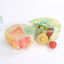 3 шт экологический пищевой пчелиный воск обертывание многоразовые фрукты свежести ткань