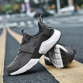 

Summer Running Shoes Breathable Mesh Outdoor Soft Sole Ultra Light Weight Shoes Men Walking Mesh Lace Up Light Flats Sneakers