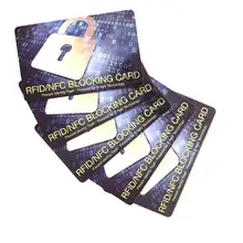 Защита от кражи, защита для кредитных карт, протектор RFID, защита для карт, предотвращение неавторизованного сканирования NFC сигналов, защита для паспорта, кошелька