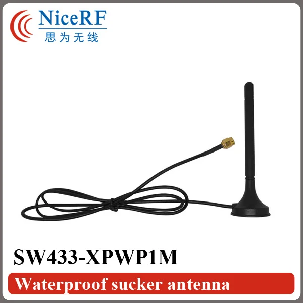 

5pcs/lot 433MHz Waterproof sucker antenna with 1 Meter cable