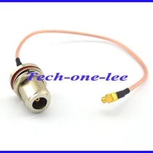 10 шт./лот) 15 см удлинитель RG316 Пигтейл MCX разъем под прямым углом чтобы N Женский Джек перегородки уплотнительное кольцо разъем