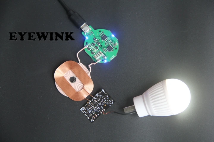 Стандартная схема QI DIY автомобильное основание мини катушки PCBA плата для