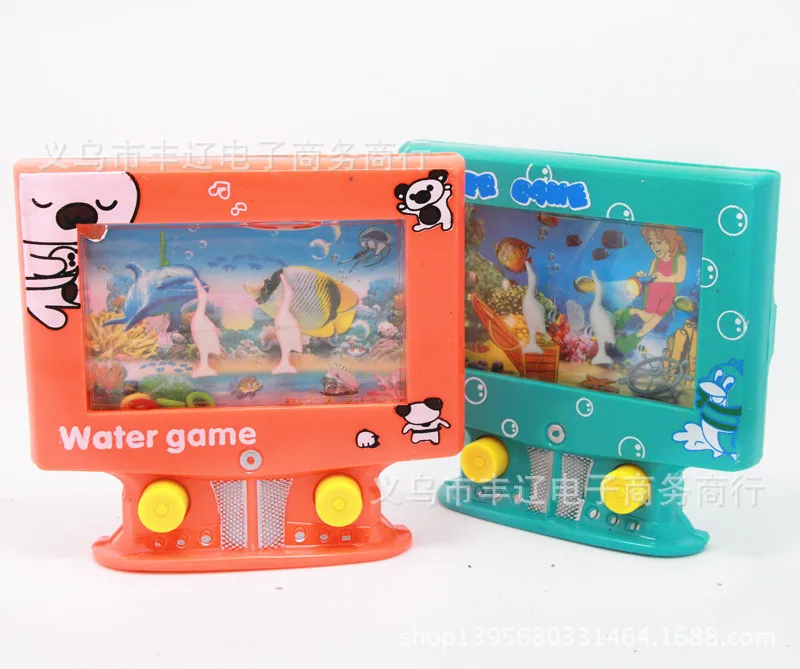 Hot kids toys interesting bathing circle sets toys kawaii TV shaped handheld game consoles educational toddler