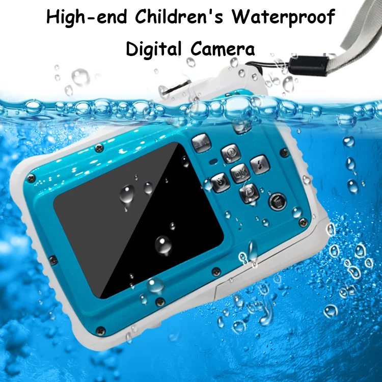 HD Mini 21M 32G lcd мультяшная камера для детей, подарки на день рождения, подводное фото, водонепроницаемая Противоударная Цифровая камера для плавания, игрушка