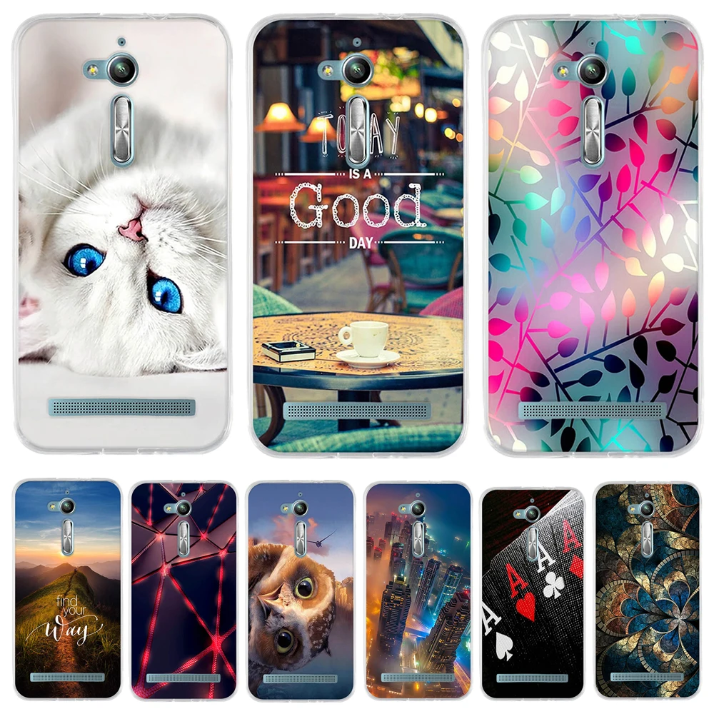 Силиконовый чехол для Asus Zenfone Go ZB500KL zb500кг задняя крышка X00ad телефона ZB500KL|phone bag|tpu
