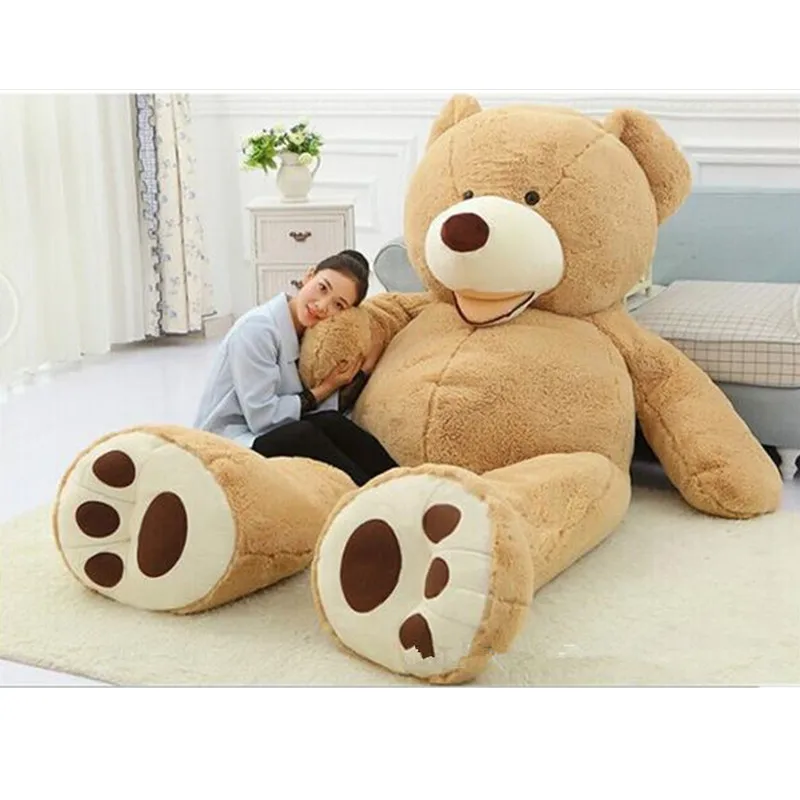 Wholesale Real Life Super big Giant American Big Bear Oversize Teddy Bear Gift for Girls Birthday Gift for Girlfriend Kids Toys мультитул super bear jaws